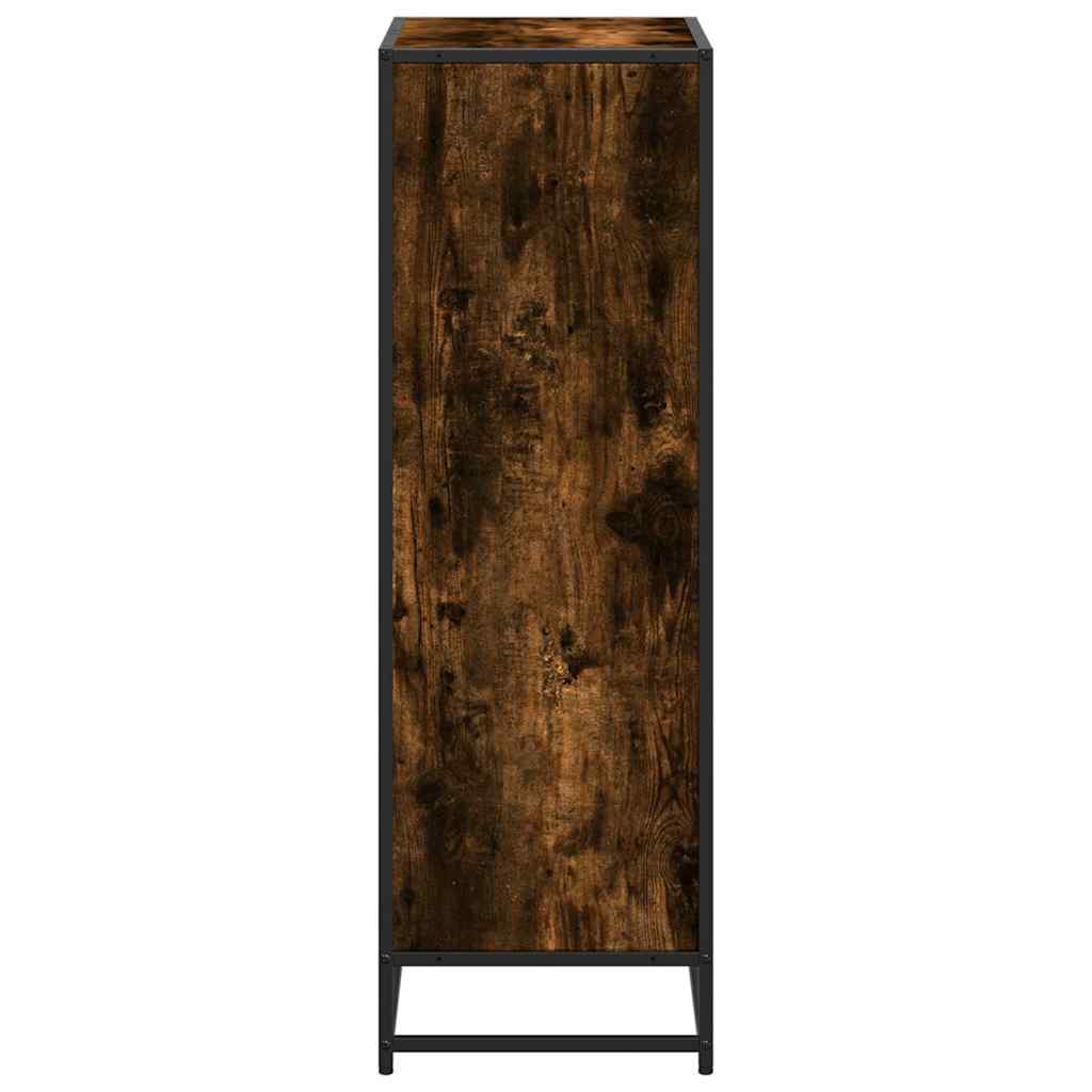 vidaXL Bücherregal Räuchereiche 60x35x107,5 cm Holzwerkstoff