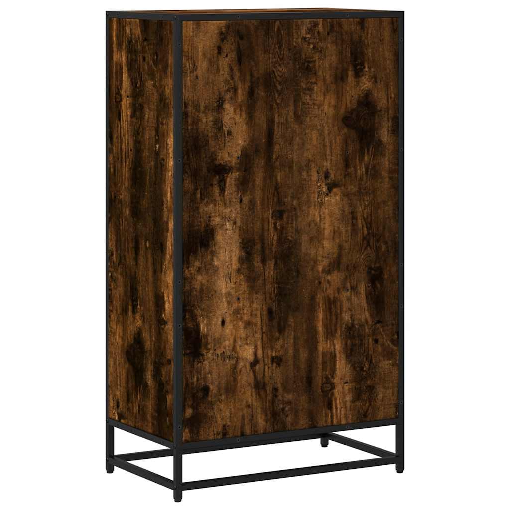 vidaXL Bücherregal Räuchereiche 60x35x107,5 cm Holzwerkstoff