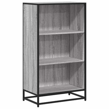 vidaXL Bücherregal Grau Sonoma 60x35x107,5 cm Holzwerkstoff