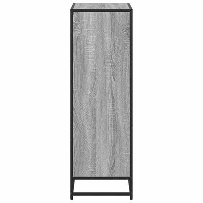 vidaXL Bücherregal Grau Sonoma 60x35x107,5 cm Holzwerkstoff