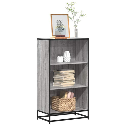 vidaXL Bücherregal Grau Sonoma 60x35x107,5 cm Holzwerkstoff