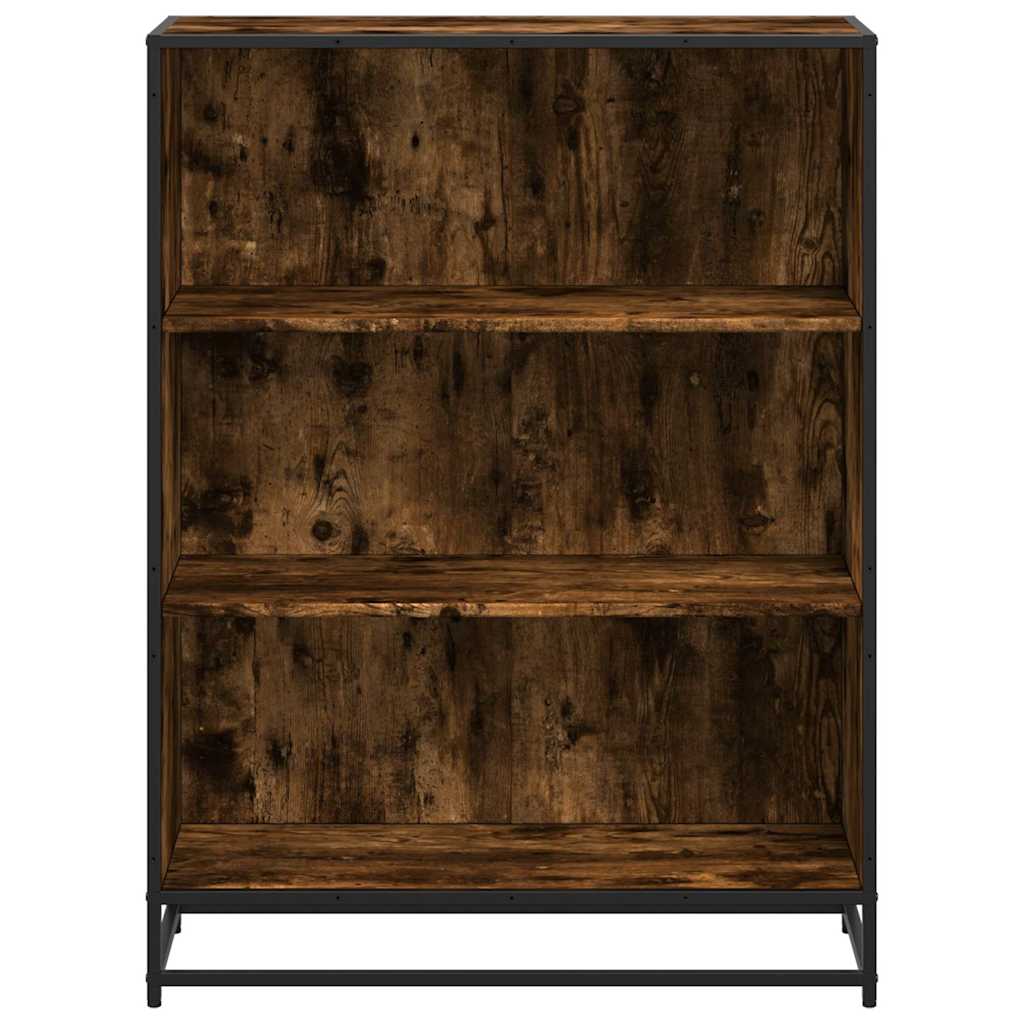 vidaXL Bücherregal Räuchereiche 80,5x35x107,5 cm Holzwerkstoff