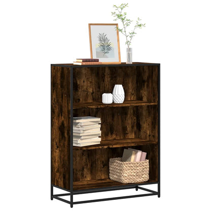 vidaXL Bücherregal Räuchereiche 80,5x35x107,5 cm Holzwerkstoff