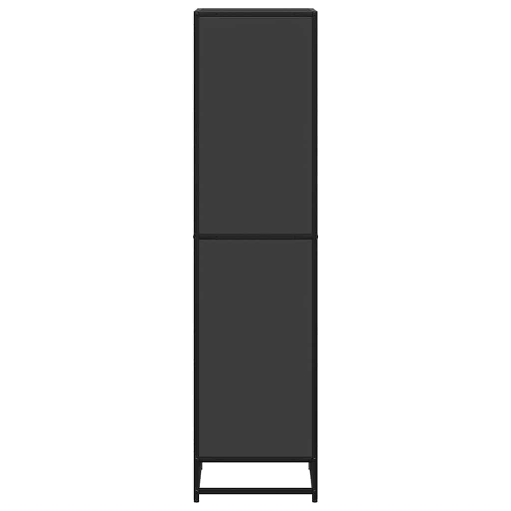 vidaXL Bücherregal Schwarz 40x35x139 cm Holzwerkstoff