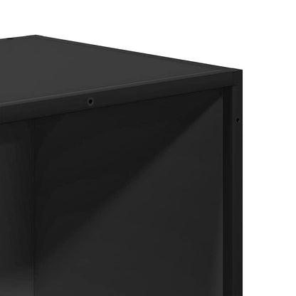 vidaXL Bücherregal Schwarz 40x35x139 cm Holzwerkstoff
