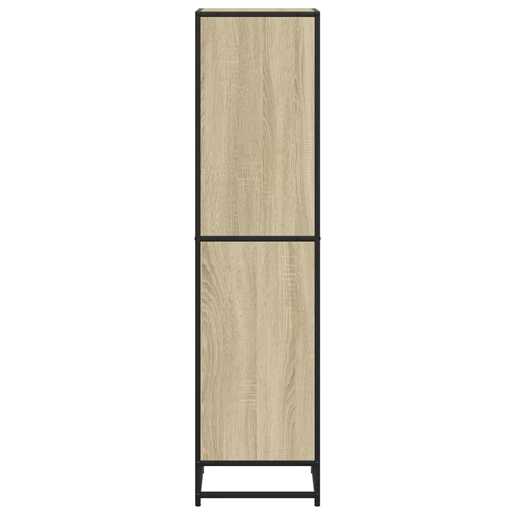 vidaXL Bibliothèque chêne sonoma 40x35x139 cm Bois d'ingénierie