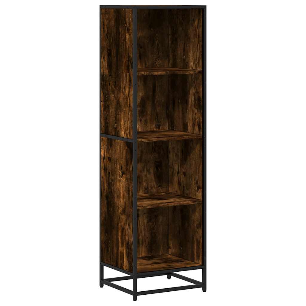 vidaXL Bücherregal Räuchereiche 40x35x139 cm Holzwerkstoff