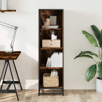 vidaXL Bücherregal Räuchereiche 40x35x139 cm Holzwerkstoff
