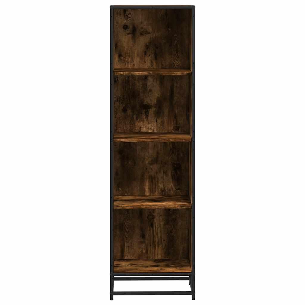 vidaXL Bücherregal Räuchereiche 40x35x139 cm Holzwerkstoff
