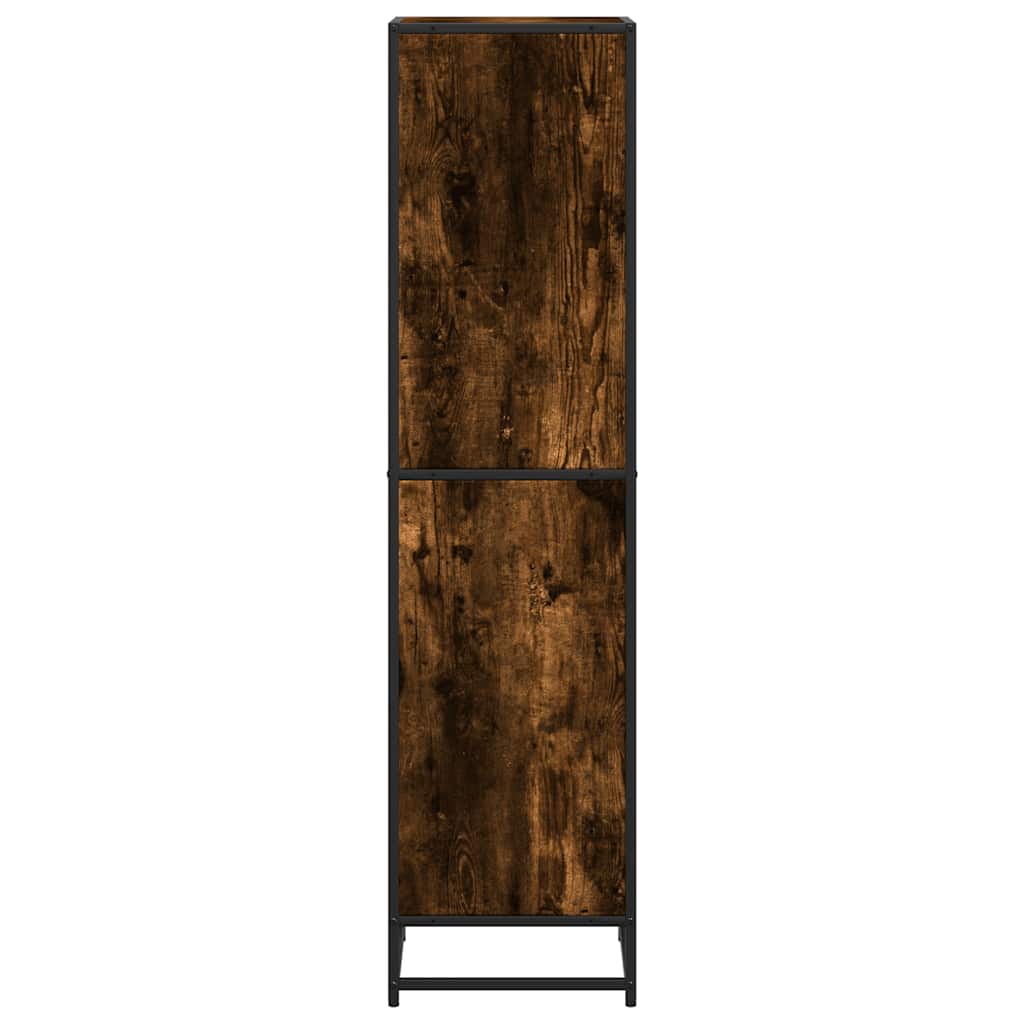 vidaXL Bücherregal Räuchereiche 40x35x139 cm Holzwerkstoff