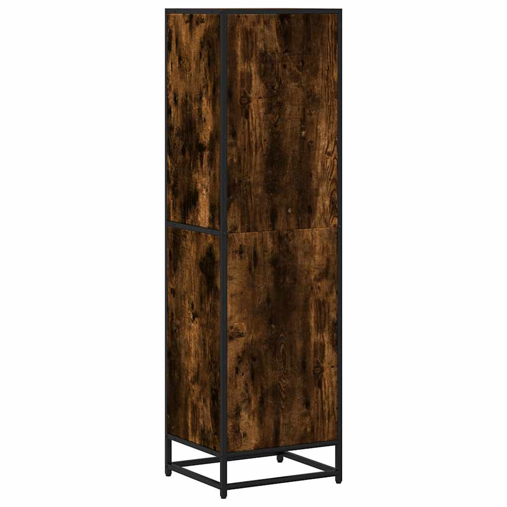 vidaXL Bücherregal Räuchereiche 40x35x139 cm Holzwerkstoff