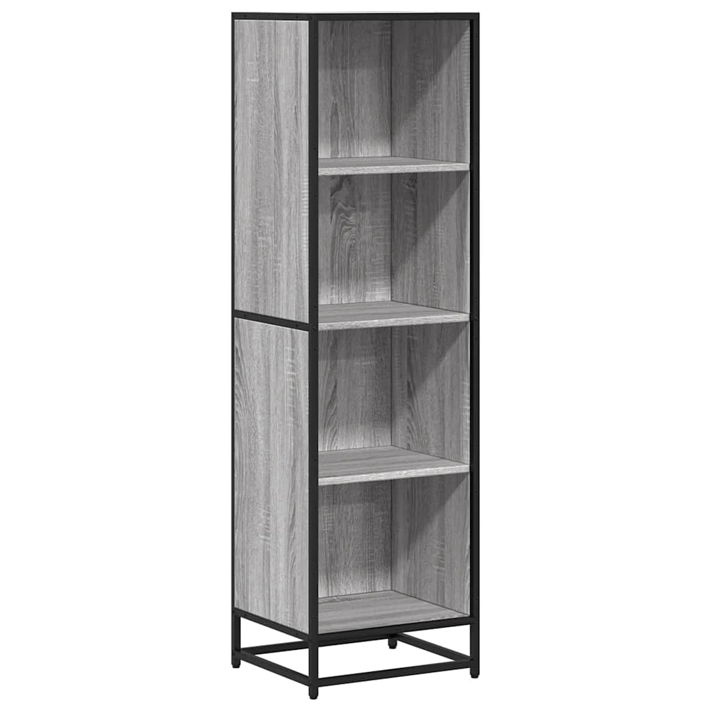 vidaXL Bibliothèque gris Sonoma 40x35x139 cm Aggloméré