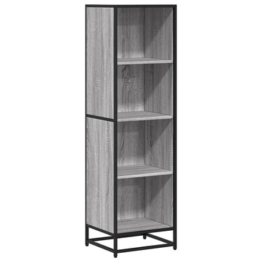 vidaXL Bibliothèque gris Sonoma 40x35x139 cm Aggloméré