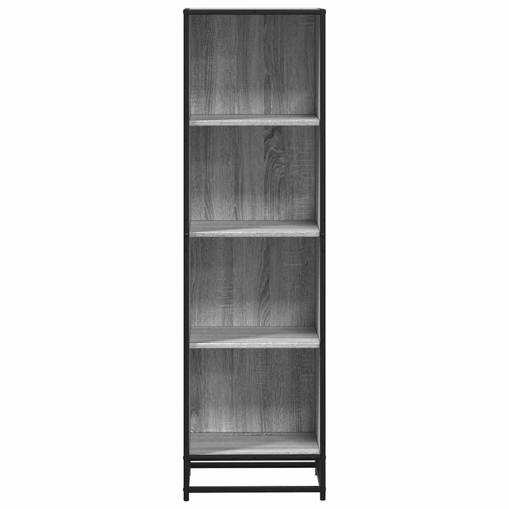vidaXL Bibliothèque gris Sonoma 40x35x139 cm Aggloméré