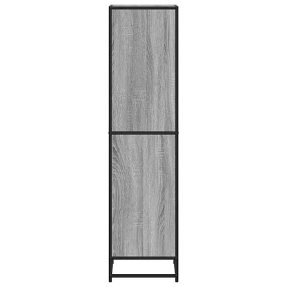 vidaXL Bibliothèque gris Sonoma 40x35x139 cm Aggloméré