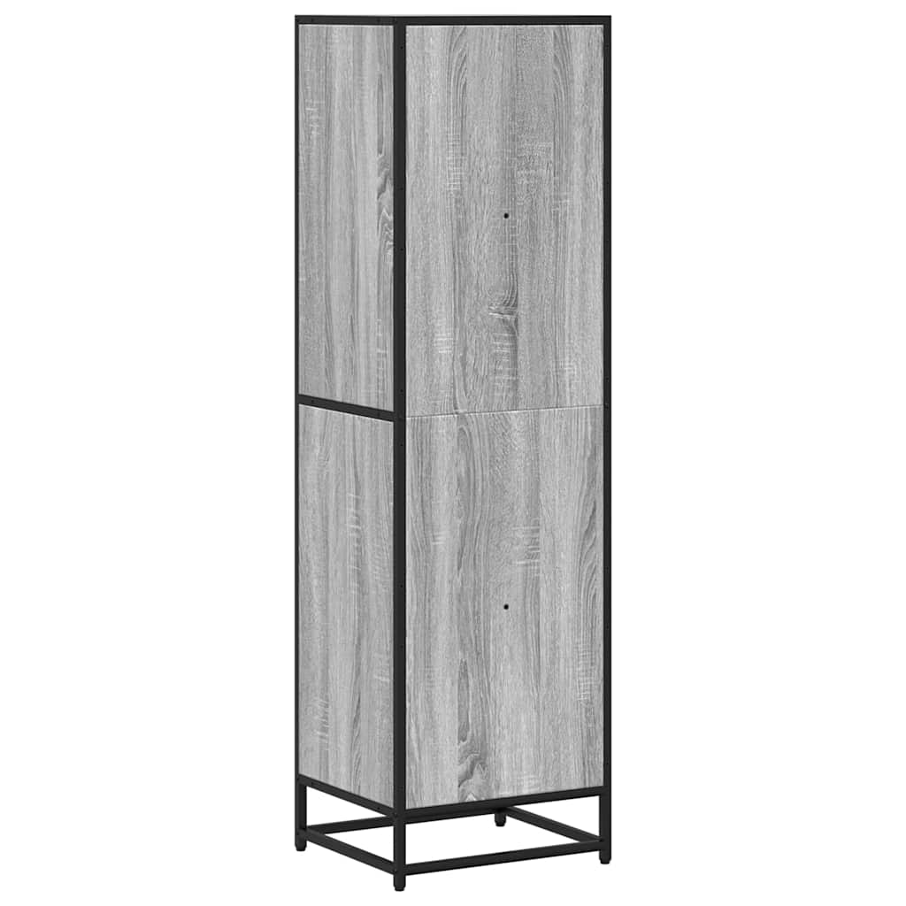vidaXL Bibliothèque gris Sonoma 40x35x139 cm Aggloméré