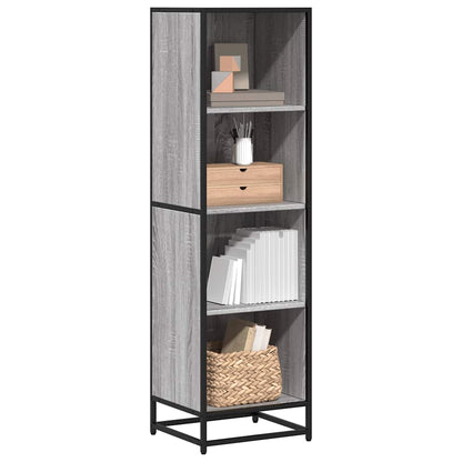 vidaXL Bibliothèque gris Sonoma 40x35x139 cm Aggloméré