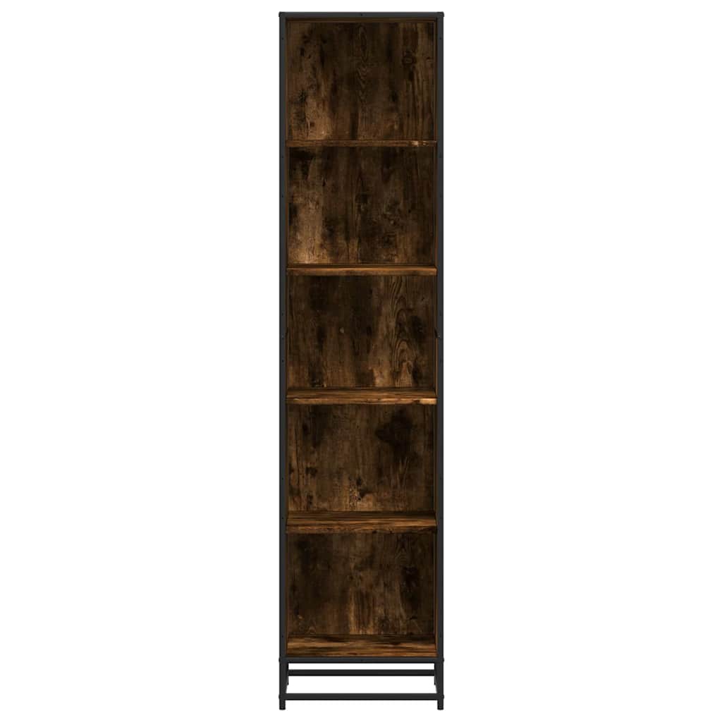 vidaXL Bücherregal Räuchereiche 40x35x170,5 cm Holzwerkstoff