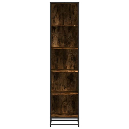 vidaXL Bücherregal Räuchereiche 40x35x170,5 cm Holzwerkstoff
