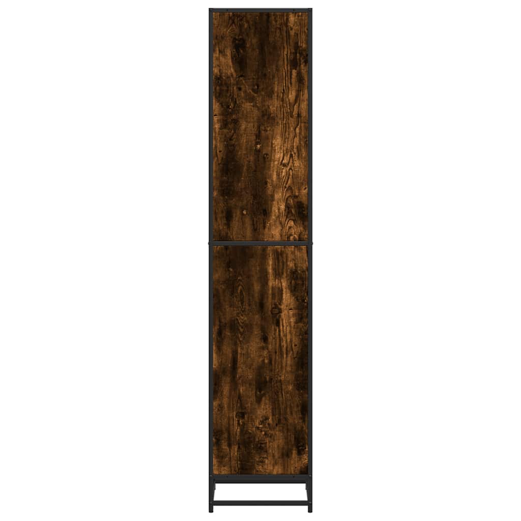 vidaXL Bücherregal Räuchereiche 40x35x170,5 cm Holzwerkstoff