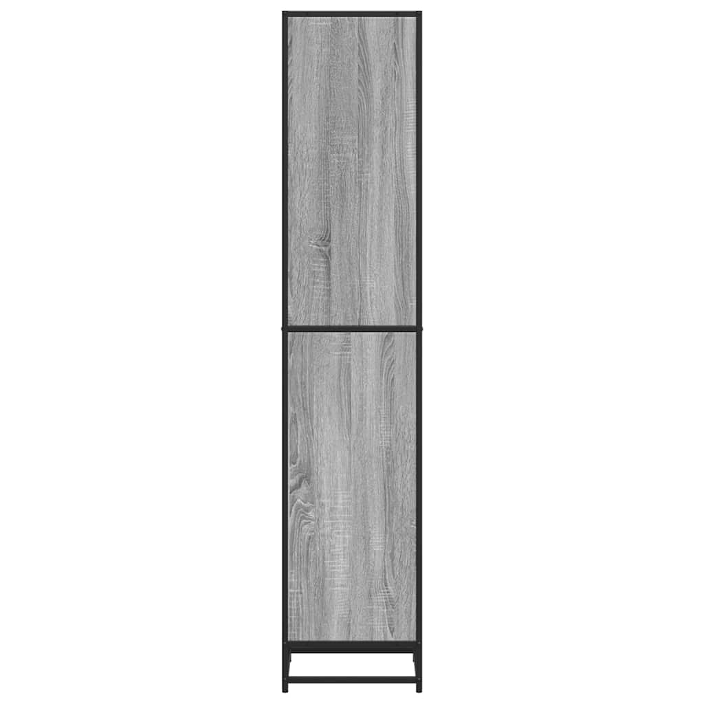 vidaXL Bibliothèque gris Sonoma 40x35x170,5 cm bois d'ingénierie