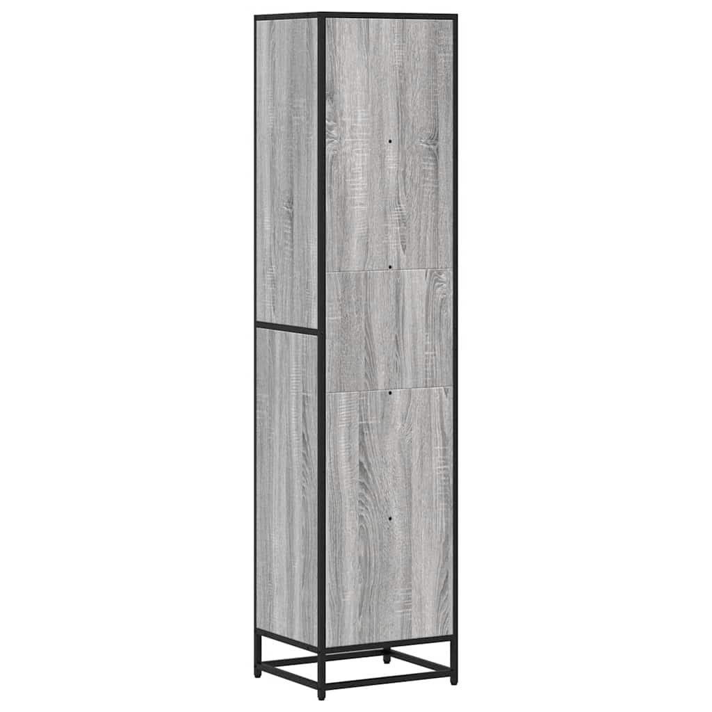 vidaXL Bibliothèque gris Sonoma 40x35x170,5 cm bois d'ingénierie