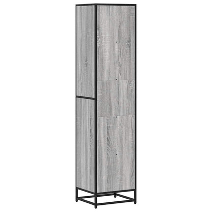 vidaXL Bibliothèque gris Sonoma 40x35x170,5 cm bois d'ingénierie