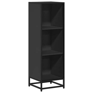 vidaXL Bibliothèque noir 33,5x33x107,5 cm Bois d'ingénierie