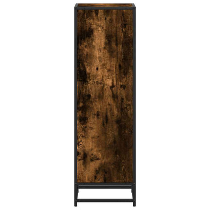 vidaXL Étagère à livres chêne fumé 33,5x33x107,5 cm bois d'ingénierie