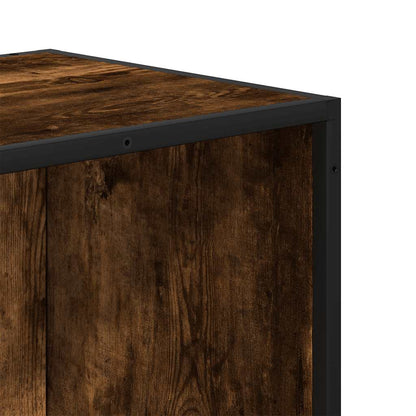 vidaXL Étagère à livres chêne fumé 33,5x33x107,5 cm bois d'ingénierie