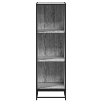 vidaXL Bibliothèque grise Sonoma 33,5x33x107,5 cm en bois d'ingénierie