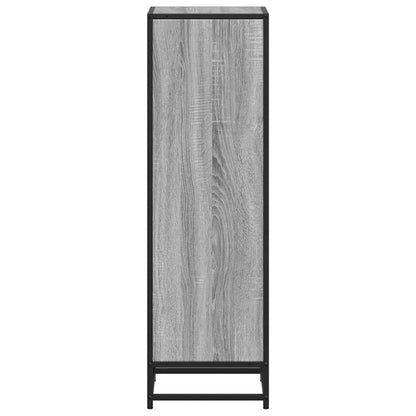 vidaXL Bibliothèque grise Sonoma 33,5x33x107,5 cm en bois d'ingénierie