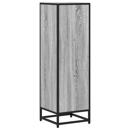 vidaXL Bibliothèque grise Sonoma 33,5x33x107,5 cm en bois d'ingénierie
