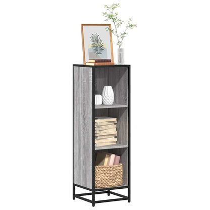 vidaXL Bibliothèque grise Sonoma 33,5x33x107,5 cm en bois d'ingénierie