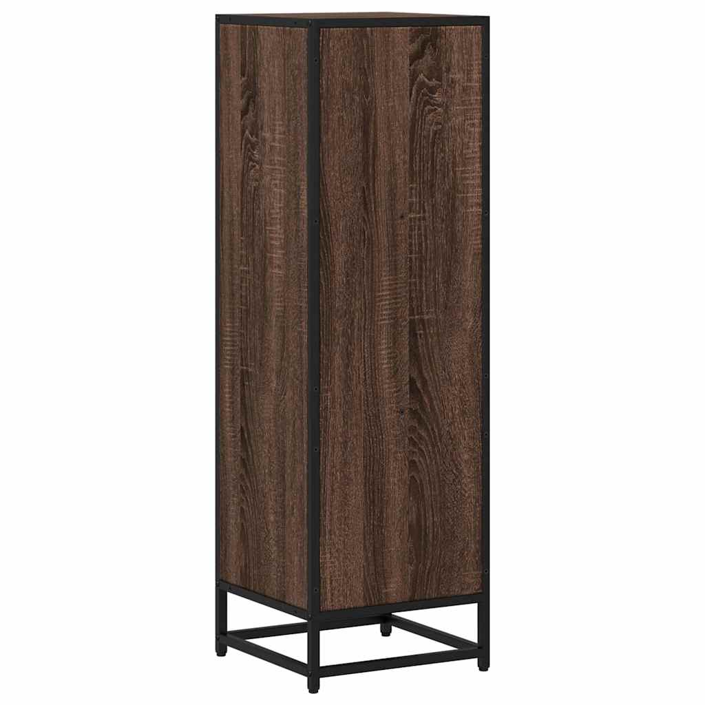 vidaXL Bücherregal Braun Eichen-Optik 33,5x33x107,5 cm Holzwerkstoff