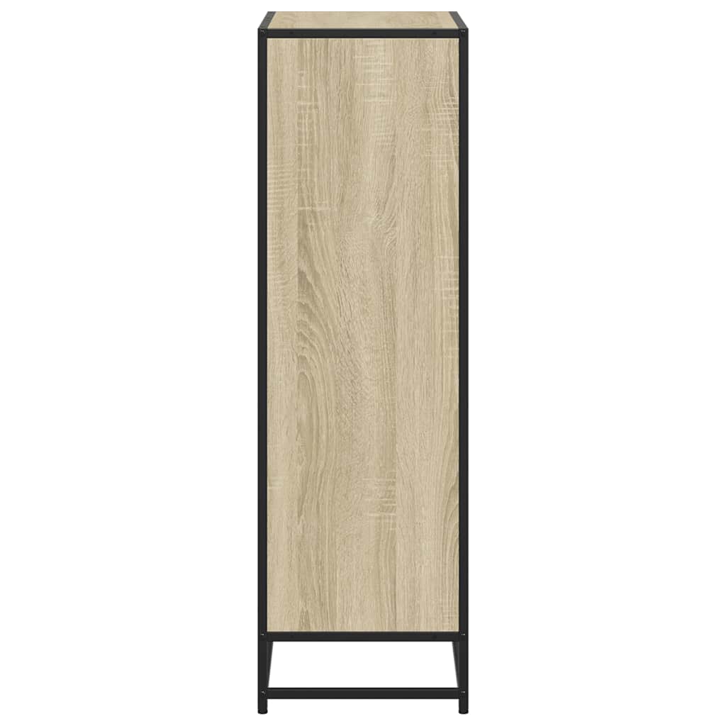 vidaXL Bibliothèque Chêne Sonoma 65,5x33x107,5 cm Bois d'ingénierie