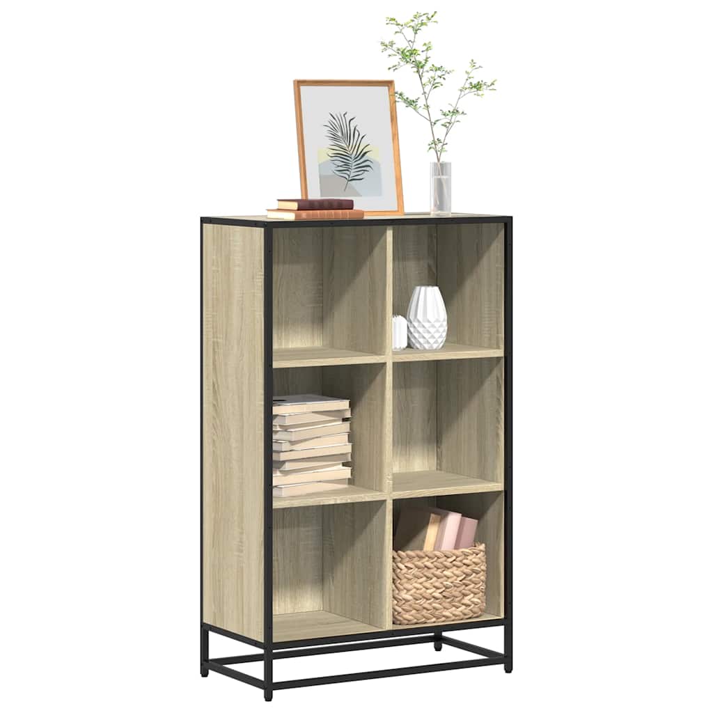 vidaXL Bibliothèque Chêne Sonoma 65,5x33x107,5 cm Bois d'ingénierie