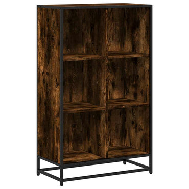 vidaXL Bibliothèque chêne fumé 65,5x33x107,5 cm bois d'ingénierie