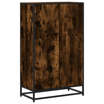 vidaXL Bibliothèque chêne fumé 65,5x33x107,5 cm bois d'ingénierie
