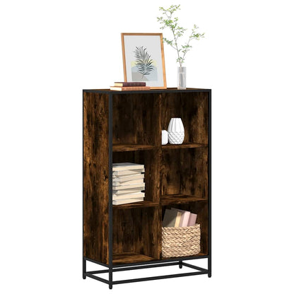 vidaXL Bibliothèque chêne fumé 65,5x33x107,5 cm bois d'ingénierie