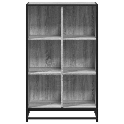 vidaXL Bibliothèque Gris Sonoma 65,5x33x107,5 cm Bois d'ingénierie