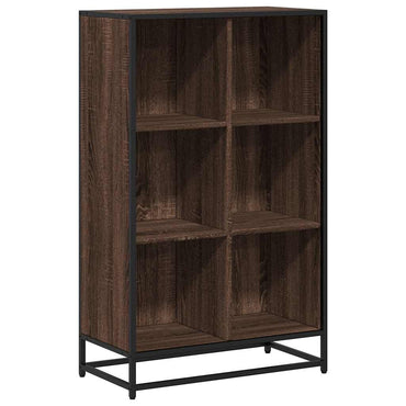 vidaXL Bibliothèque aspect chêne marron 65,5x33x107,5 cm en bois d'ingénierie