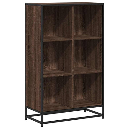 vidaXL Bibliothèque aspect chêne marron 65,5x33x107,5 cm en bois d'ingénierie