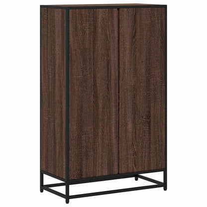vidaXL Bibliothèque aspect chêne marron 65,5x33x107,5 cm en bois d'ingénierie