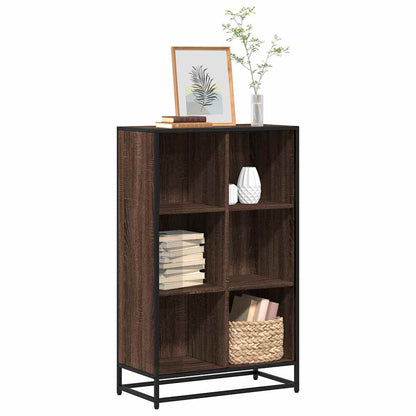 vidaXL Bibliothèque aspect chêne marron 65,5x33x107,5 cm en bois d'ingénierie