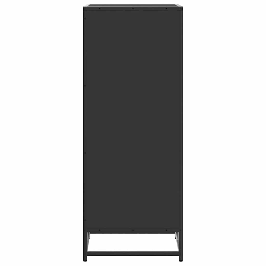 Schuhregal Schwarz 48x38x97,5 cm Holzwerkstoff