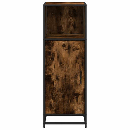 vidaXL Badschrank Räuchereiche 35x37,5x100 cm Holzwerkstoff