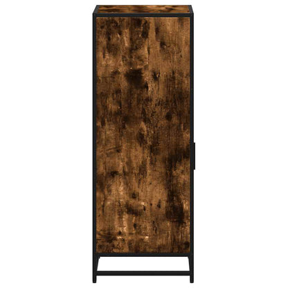 vidaXL Badschrank Räuchereiche 35x37,5x100 cm Holzwerkstoff