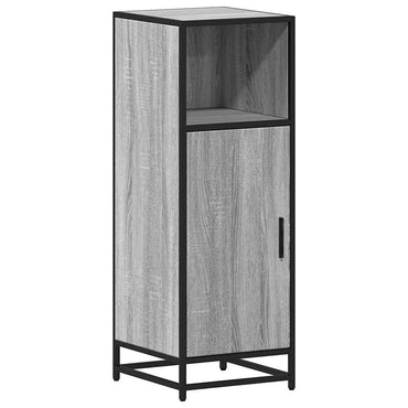 vidaXL Meuble de salle de bain gris sonoma 35x37,5x100 cm en bois d'ingénierie