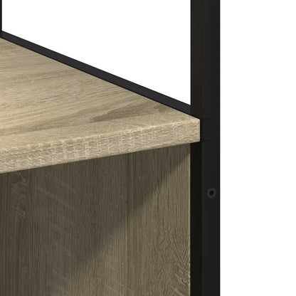 vidaXL Meuble de salle de bain chêne Sonoma 35x37,5x166 cm Aggloméré